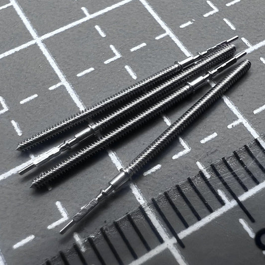 Set of 5 winding stems compatible with Hattori Epson VK63 VK64 VK67 VK68 watch movements for precise repairs