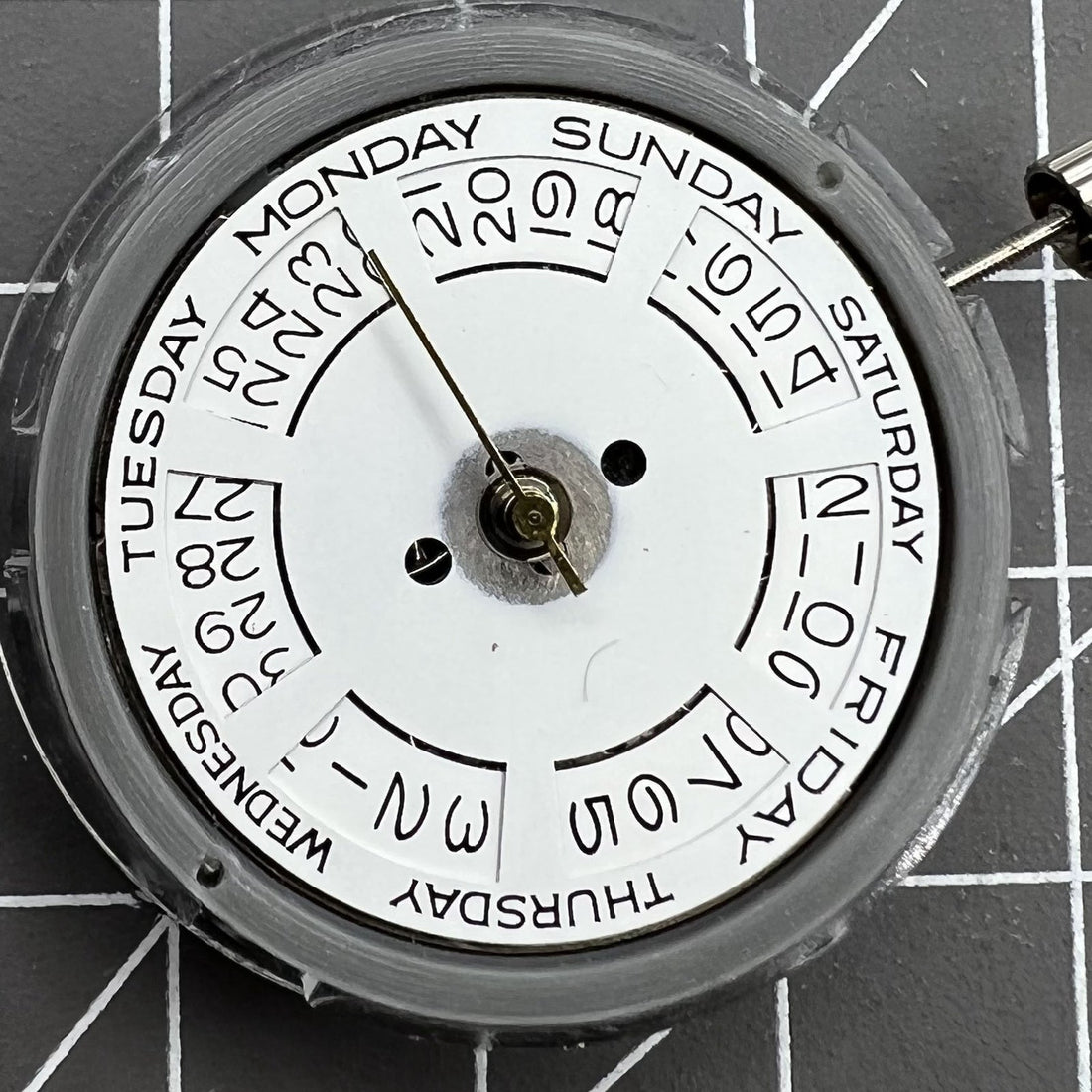 Tianjin Seagull T16 automatic watch with white dial and day-date display, elegant design for daily wear
