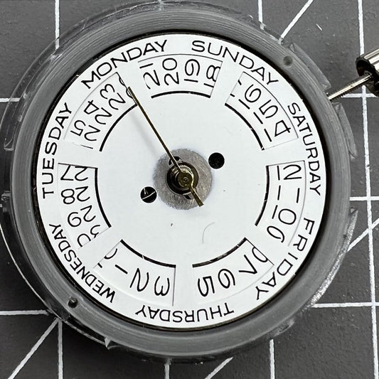 Tianjin Seagull T16 automatic watch with white dial and day-date display, elegant design for daily wear