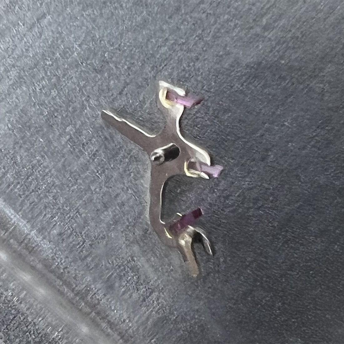 Swiss Made Omega 9900A 2500D pallet fork watch repair part for precise movement function.