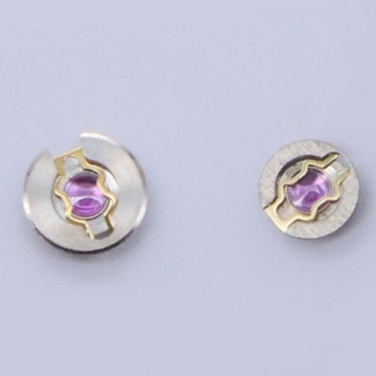 Plate cap jewel for Shanghai 7120 movement watch part, compatible with China-made timepieces.