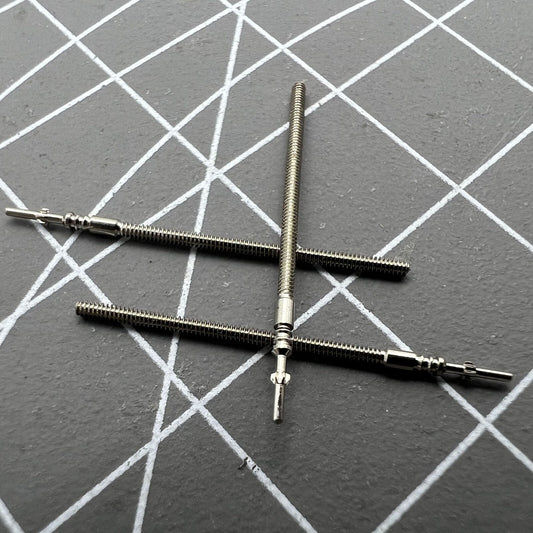 Replacement winding stem for ETA 802.002 watch movement, compatible with various timepieces.