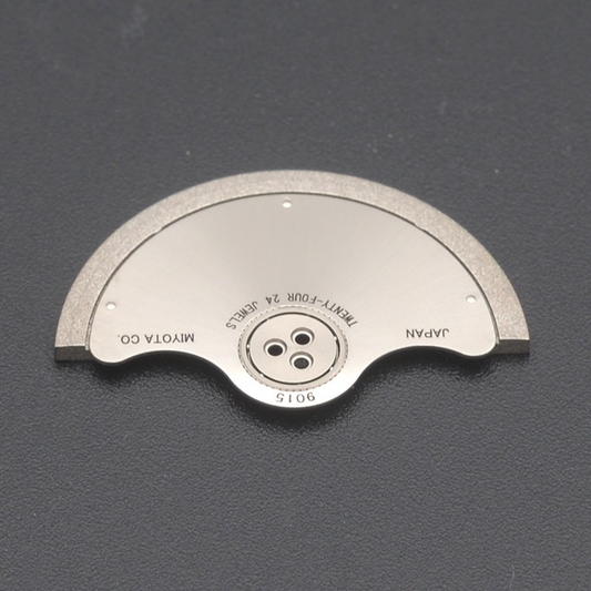 Watch Movement Oscillating Weight Rotor replacement for Japan 9015 caliber, precise accessory for Seiko watches.