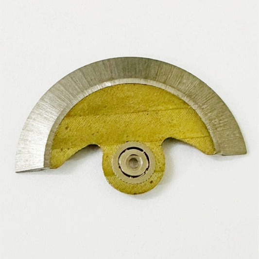 Gold and silver Rotor Oscillating Weight with Ball Bearing for Asian7750 watch movements