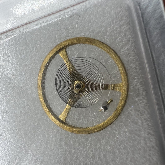 Silver and gold China-made skeleton 2189 balance wheel replacement for watches