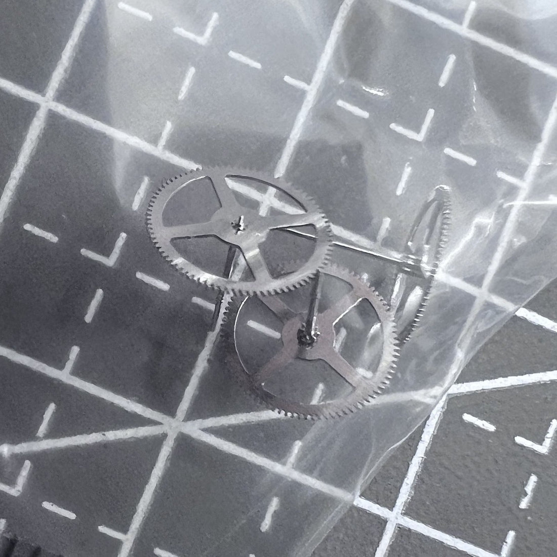 Set of 3 generic second wheels for Seiko NH35 NH36 watch movements, precise gear replacement.