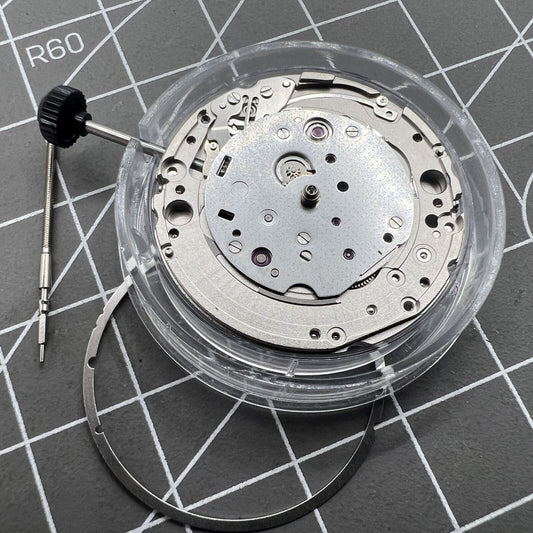 Miyota/Citizen 9039 automatic mechanical watch movement with 3 hands, no calendar, precision engineering.