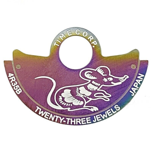 Rat White Font China Zodiac chromatic rotor overlay for NH35 NH36 7S26 watch accessories
