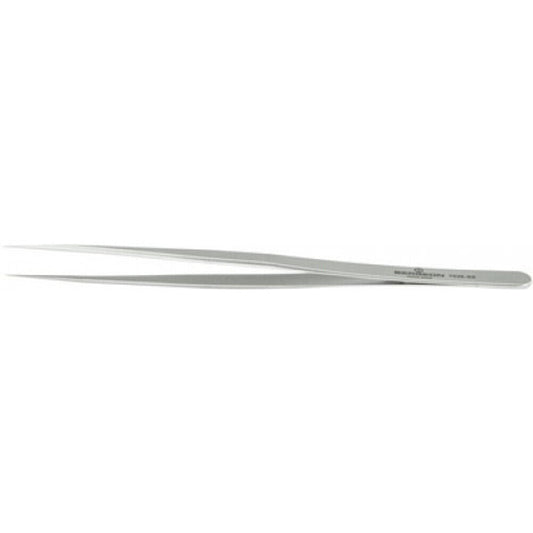 Bergeon 7027-SS stainless steel tweezer with narrow fine points for precise watch repairs