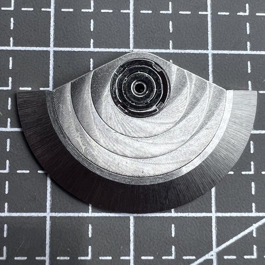 Silver rotor oscillating weight with bearing for Asian 7750 watch movement