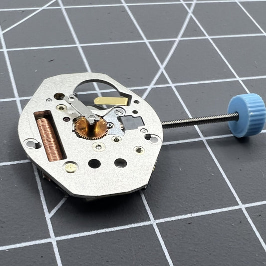 H2 Swiss Ronda 762 quartz watch movement with high canon pinion, 3.8mm for precise timekeeping.