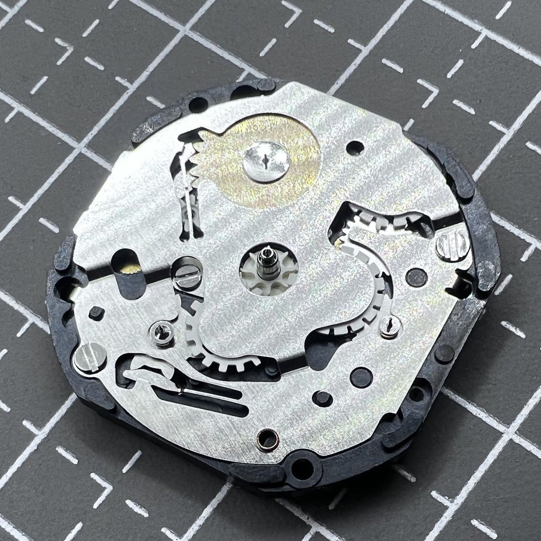 Seiko 5Y85A quartz movement close-up for original Japan watch accessories, precision timekeeping part.