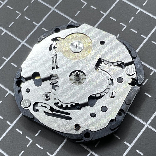 Seiko 5Y85A quartz movement close-up for original Japan watch accessories, precision timekeeping part.