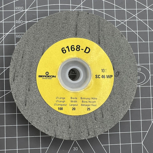 Swiss Made Bergeon 6168-D coarse Artifex wheel for precise watch hand fitting and finishing.