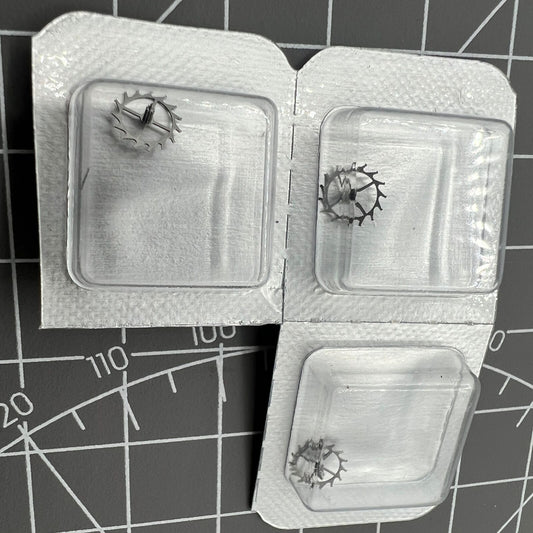 Pack of 3 Escape Wheels for ST3601/ST3600 watch movements, compatible with 6497/6498 models, generic fit.