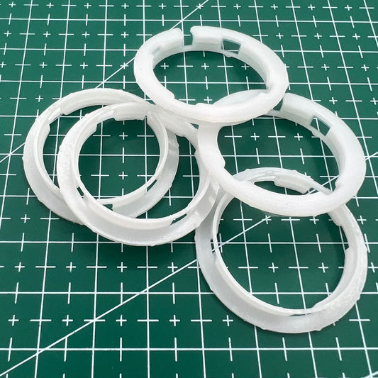 Wholesale pack of 5 cushion mount spacer rings, 5.5mm for ETA 2824/2836/2846 watch movements.