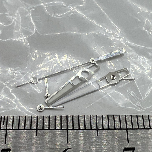 Silver Trim Lume Watch Hands for Ronda 5030.D Quartz Watch Movement