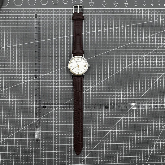 Shanghai Mechanische Herrenarmbanduhr 33mm mit Kalender, 17 Steine, sto�fest, klassisches Design von Shanghai.