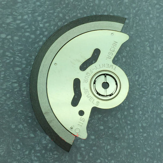Rotor oscillating weight for Seiko NH35 NH36 watch movement, compatible watch part enhancing automatic winding.