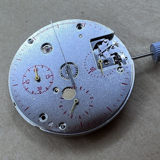 Tianjin Seagull ST1903 mechanical hand-winding watch movement with 24-hour display, precision craftsmanship