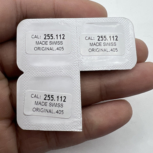 Replacement watch winding stems for ETA 255.111 movement, compatible precision parts.
