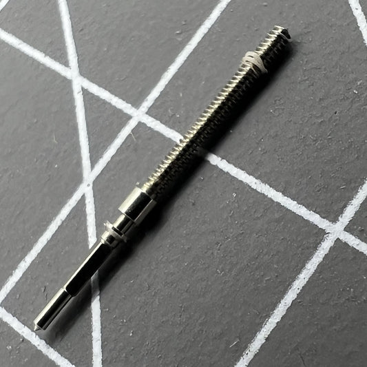 Swiss Made watch winding stem for ISA 1198 movement, premium quality by Watchmaker, ideal for repairs.