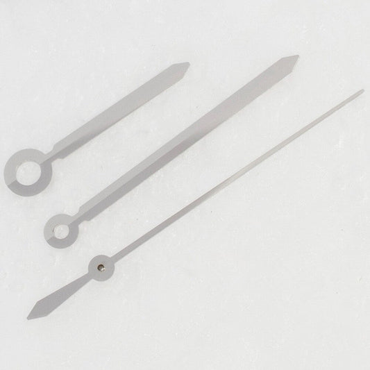 Silver watch hands set for ETAC07.111 movement, compatible with T099 watch models.