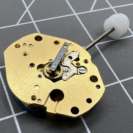Swiss ETA 579.005 quartz movement with 2 hands, precise watch accessory for quality timekeeping.