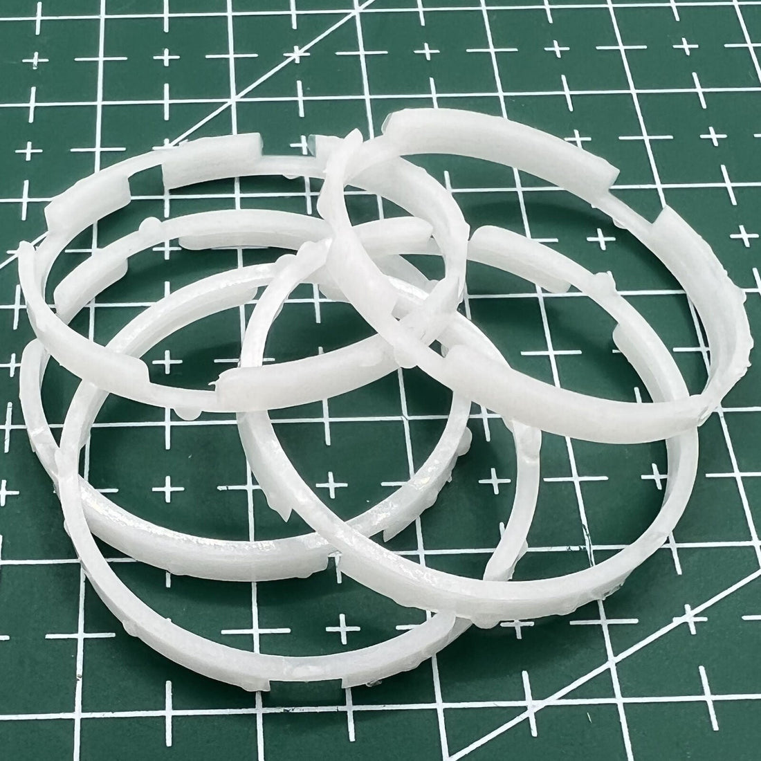 1. Five-pack 3.2mm movement spacer rings for ETA 2824/2836/2846 watch parts cushion mount  