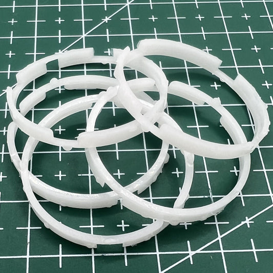 1. Five-pack 3.2mm movement spacer rings for ETA 2824/2836/2846 watch parts cushion mount  