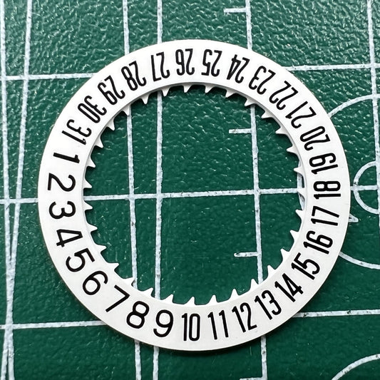 White date disk wheel for NH35 NH36 watch movements, date displayed at 6 o'clock position, wholesale lot.