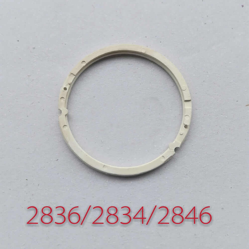 Watch case cushion mount spacer ring compatible with ETA2834 2836 2846 movements, durable accessory.