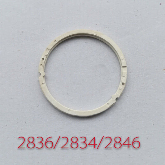 Watch case cushion mount spacer ring compatible with ETA2834 2836 2846 movements, durable accessory.
