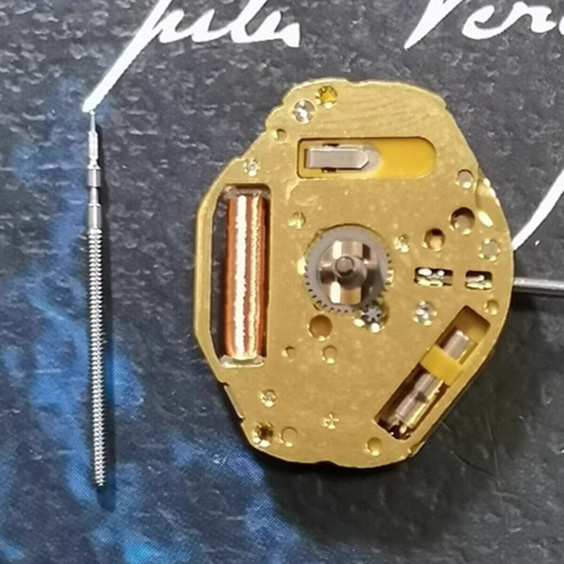 Genuine Miyota 9T22 quartz movement, Japan-made watch repair part for 2 hands, reliable and precise.