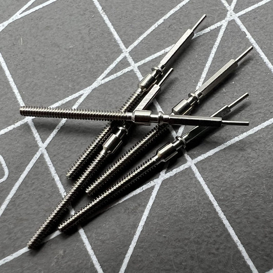 Watch winding stems for ST25 Seagull 2551 movement, precise fit for smooth time-setting.