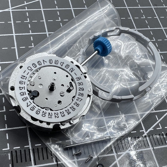 Japan Miyota 6T15 automatic watch movement with mechanical single calendar function, precise and reliable.