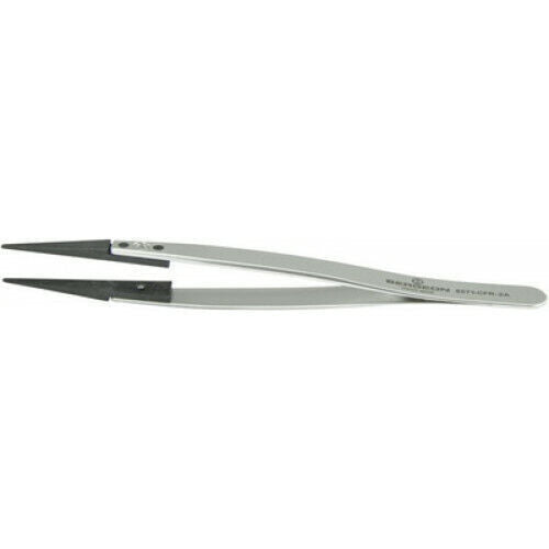Bergeon 6571-CFR-2A precision tweezers with replaced CFR 2A ends for watch repair tasks