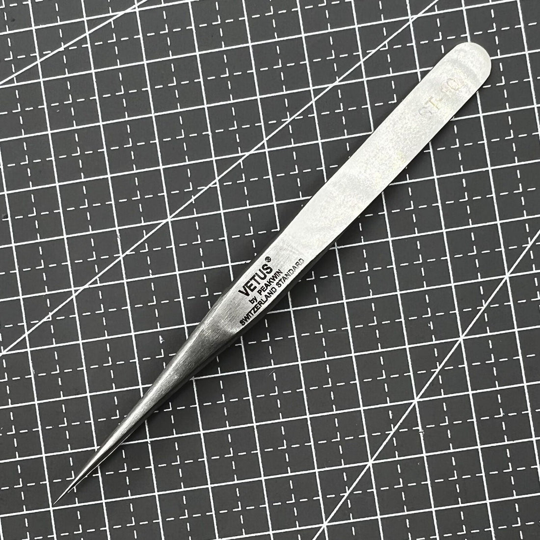 ST10 Antimagnetic Tweezer, Superhard Stainless Steel, Acid-Resistant for Precise Watch Accessory Handling