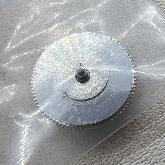 Set of 2 silver complete main springs for ST2555 ST25 ST250 watch accessories by [Brand Name]. Durable and precise.