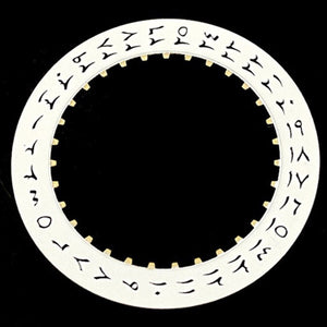 White Background Arabic Date Disk Wheel for ETA2824 Datejust - Upgrade Your Watch Today!