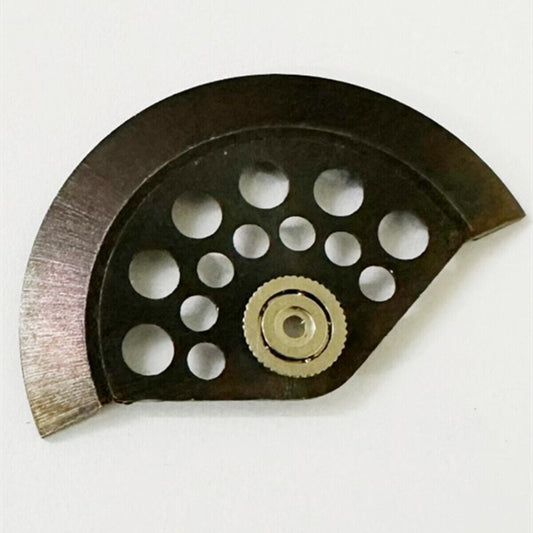 Black Hole Hollow Rotor with ball bearing for Asian 7750 series watch movements, precise and durable.