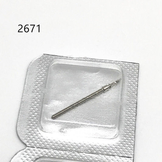 Set of 10 generic watch winding stems for ETA 2671 movement, compatible with various watch models.