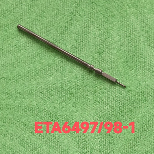 Movement watch winding stem for ETA6497-1 6498-1 spare parts, compatible with precision timepieces.