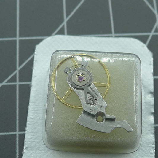 Silver carved complete balance wheel with splint for ETA 2824 2834 2836 watch movement