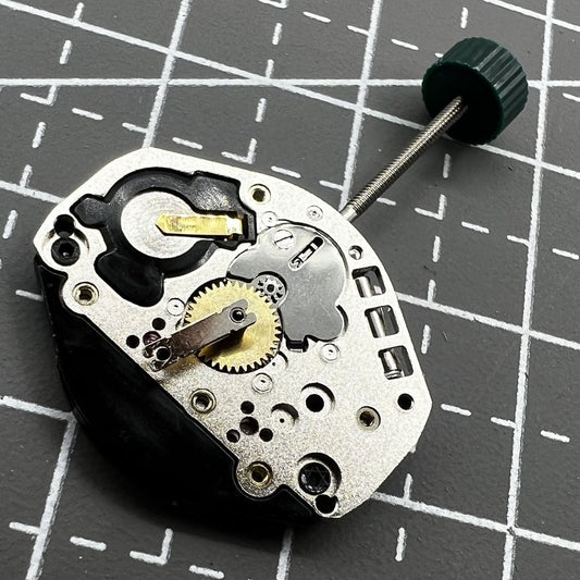 Swiss Ronda 1063 quartz watch movement with three hands, precise timekeeping for watch accessories.