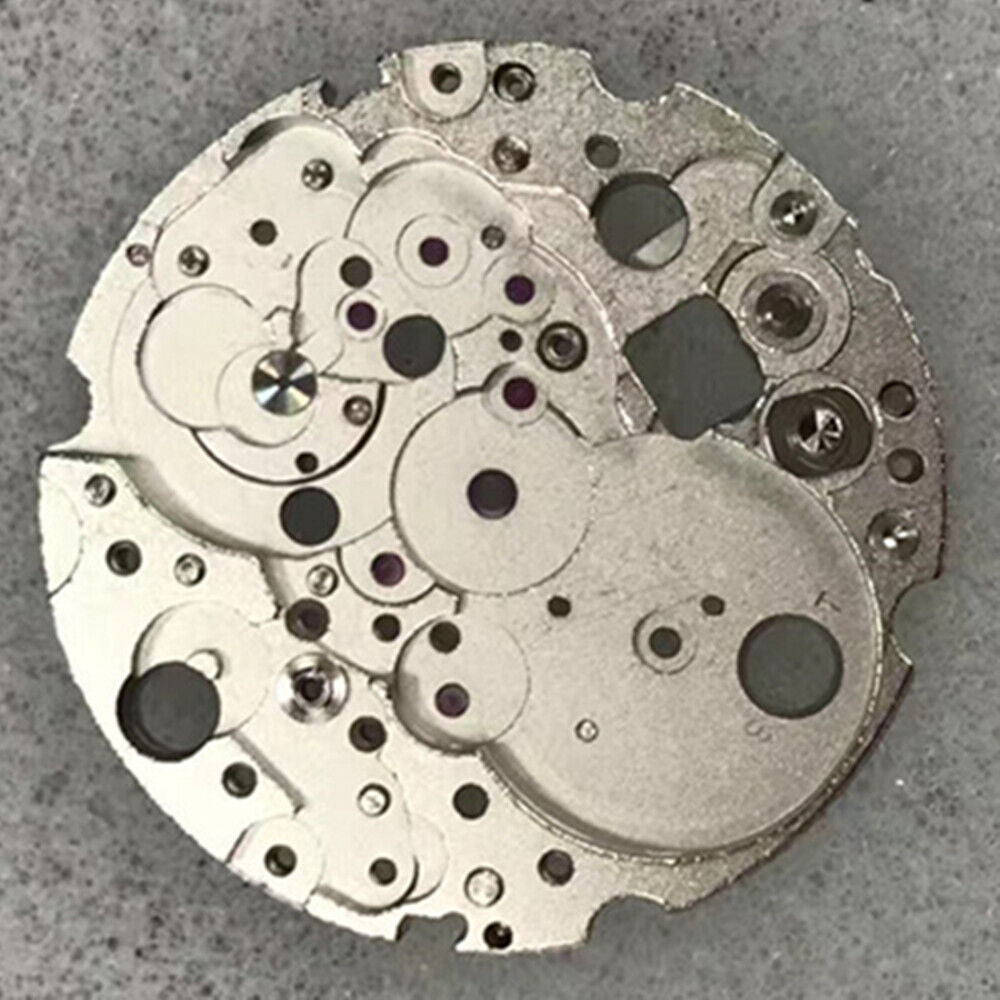 Silver main plate replacement for Miyota 8200 watch movement, durable Precision Parts