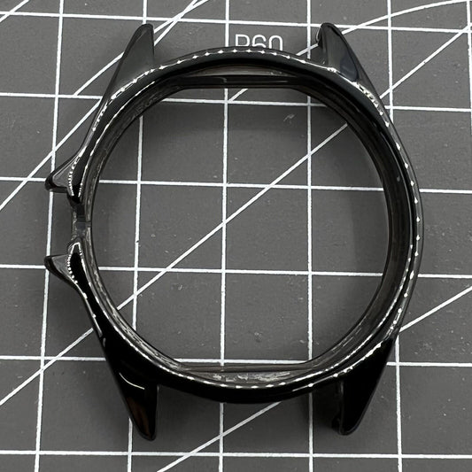 Black ceramic watch case replacement for men's J12 watch by Chanel, durable and stylish accessory.