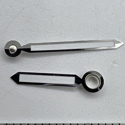Silver-trimmed green luminous watch hands for ST3600/ST3620/ETA6497/ETA6498