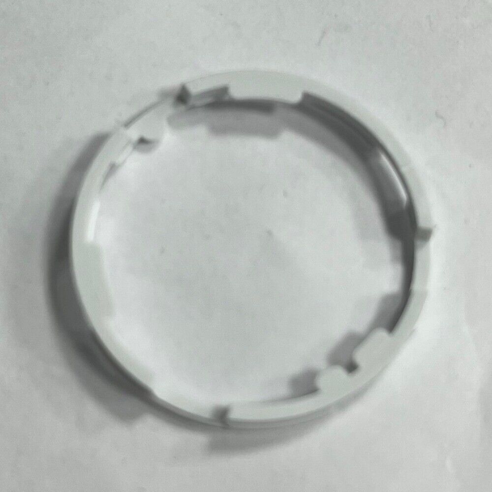 Durable plastic spacer ring for Miyota 8215 watch movement, ensures secure case fitting.