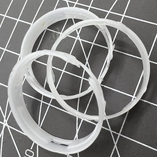 1. 24mm watch case spacer ring for Miyota 2105 movement, secure fitting accessory.  